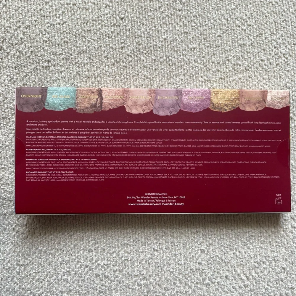 Wander Beauty Wanderess Escape Eyeshadow Palette